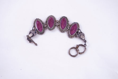 Narukvica od alpake N-0019, bordo
